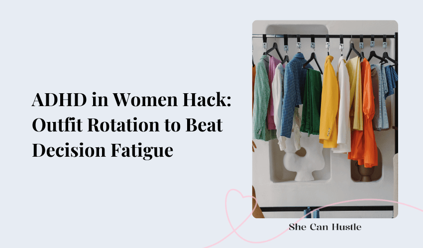adhd women - outfit rotation
